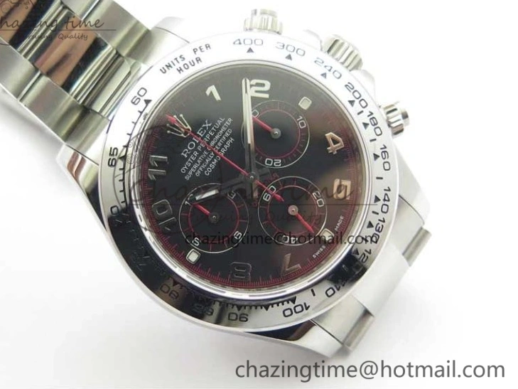 MiroTime 0116 Vibrant Daytona 116520 SS Noob 1:1 Best Edition Black Dial On SS Bracelet A 2987